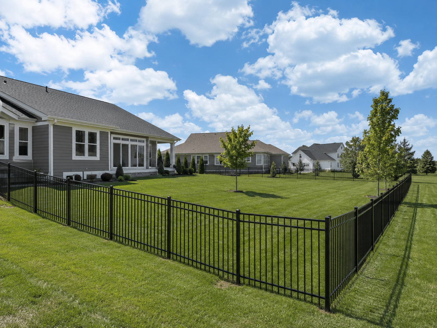 Aluminum fence