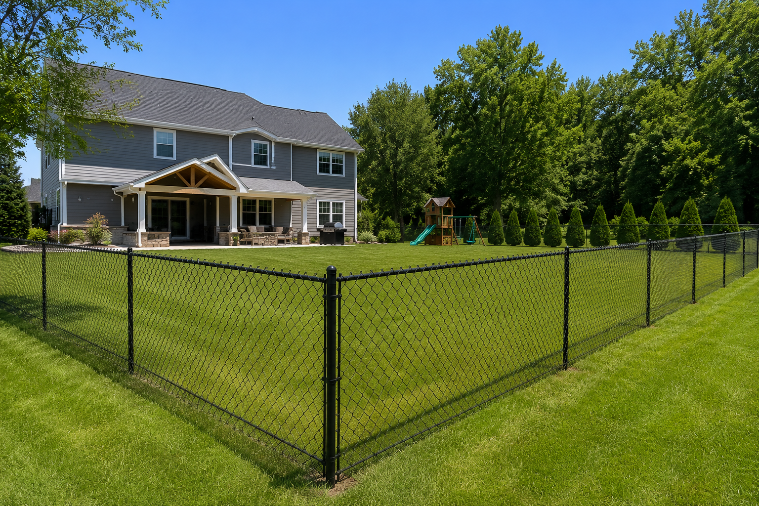Black Chain Link vs. Aluminum for Big Lots